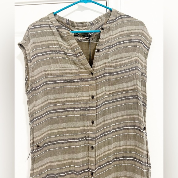 NWT Prana Buenos Dias Dress in Cargo Green - Picture 3 of 10